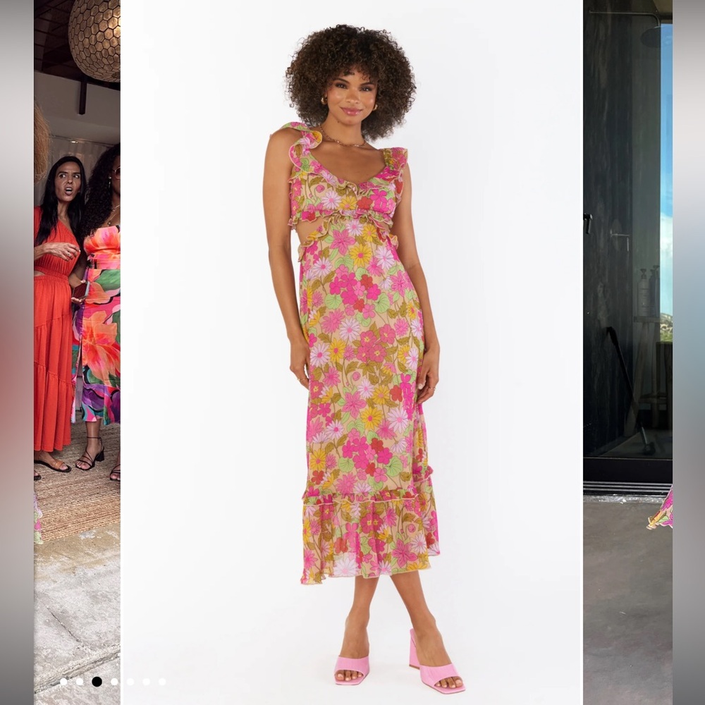 Lane Midi Dress - Carnaby Floral